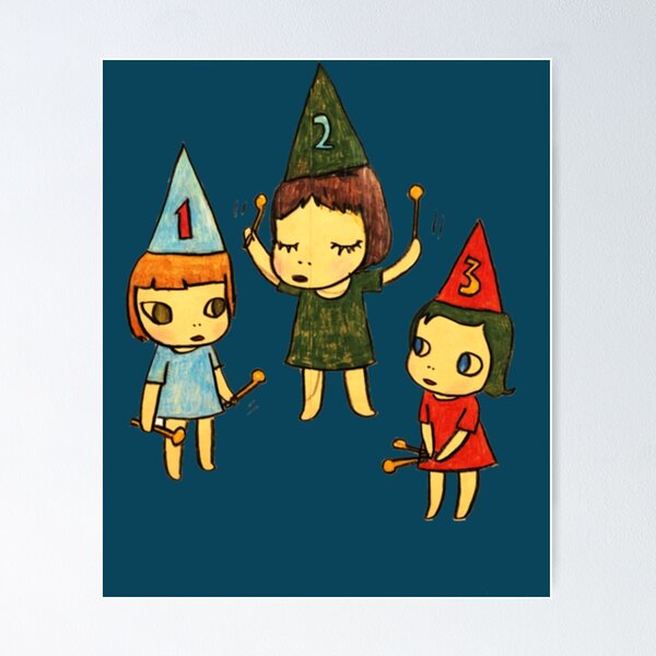 Item preview, Yoshitomo Nara Three Little Girl Tshirt - Yoshitomo Nara Three Little  designed and sold by JanaBeyerr.