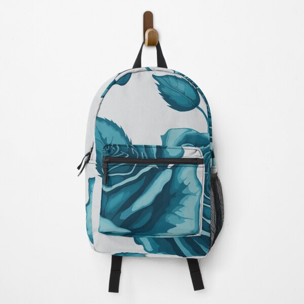 Item preview, Turquoise Blue Roses on Grey designed and sold by GraphicsClub.