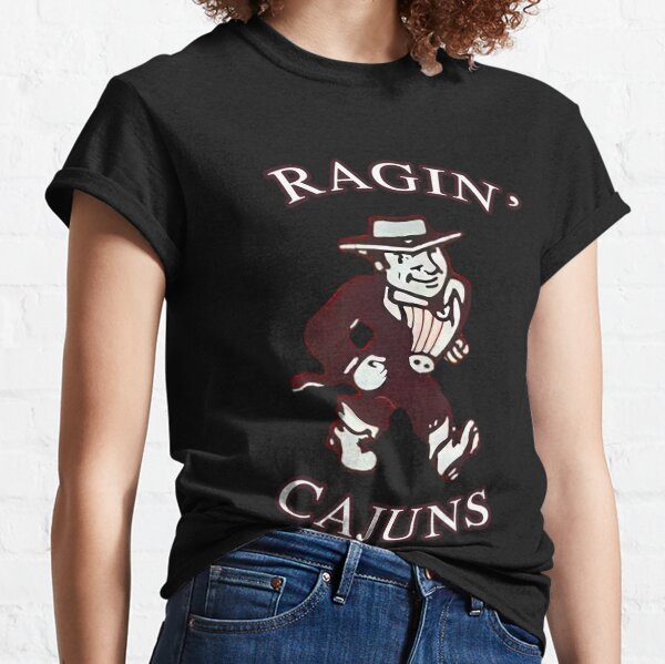 UL Lafayette Ragin Cajuns Retro Game Day Slim Fit Tee Great 