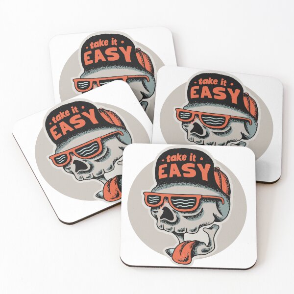 Item preview, Take it easy skull skate designed and sold by Arctic frame studio.