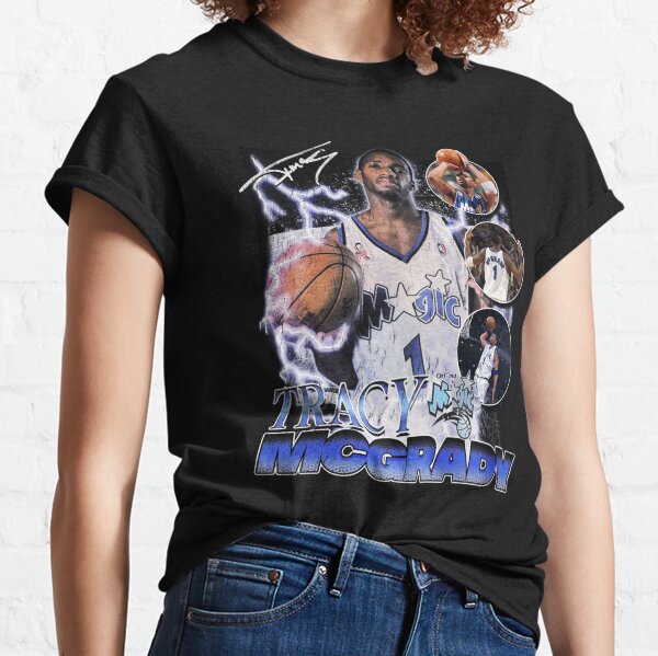 90s Orlando Magic Double Sided 'Wizard' Print T-shirt