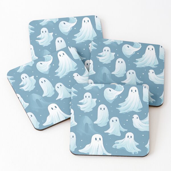 Item preview, Ghostly White Specters: Hauntingly Beautiful Halloween Graphics! 2, Seamless designed and sold by zerocrystal.