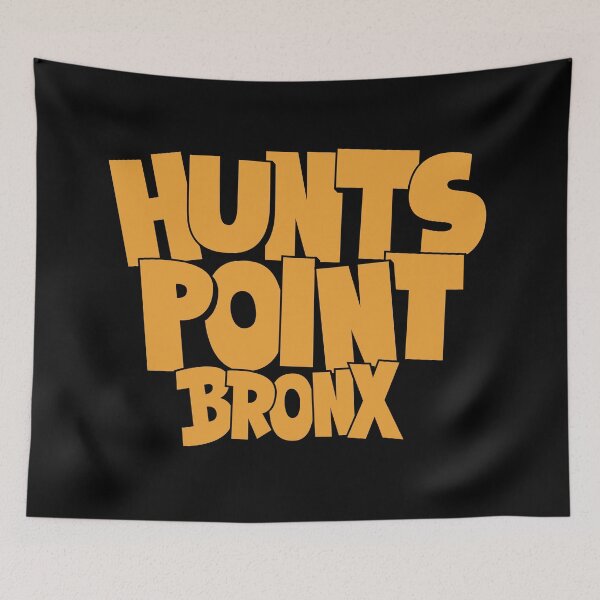 Item preview, Hunts Point Bronx NYC - Bold Block Letter Comic Style designed and sold by Boogosh.