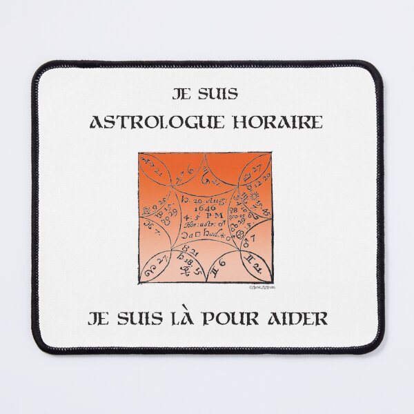 Item preview, Je suis astrologue horaire. Je suis là pour aider. orange designed and sold by mariahmcmo.