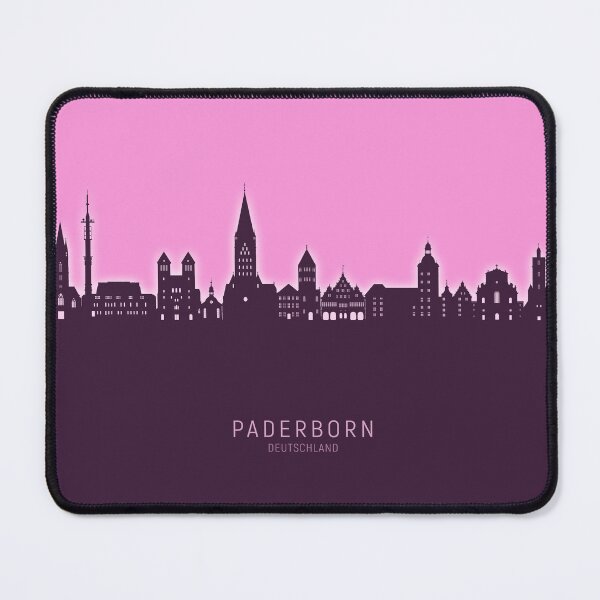 Artikelvorschau, Paderborn Deutschland Skyline entworfen und verkauft von ArtPrints.