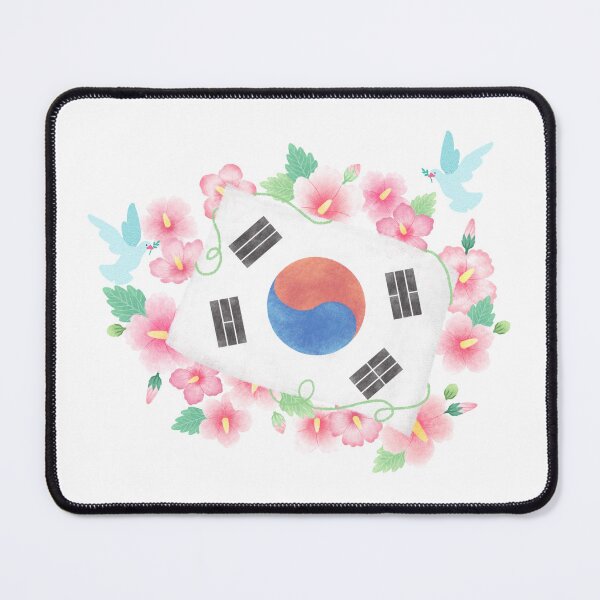 Item preview, Korean flag Taegeukgi, mugunghwa, and pigeons designed and sold by jena0823.