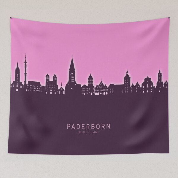 Artikelvorschau, Paderborn Deutschland Skyline entworfen und verkauft von ArtPrints.