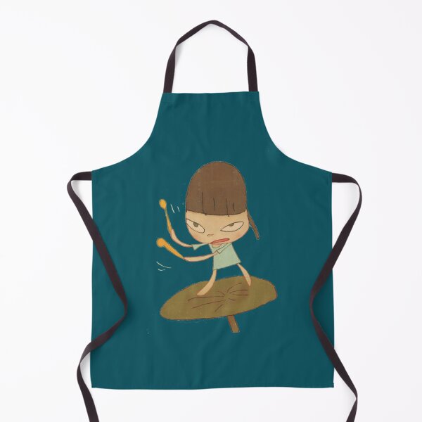 Item preview, yoshitomo nara lily pad drummer girl designed and sold by JanaBeyerr.