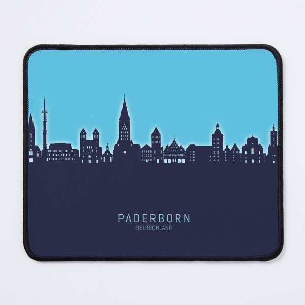 Artikelvorschau, Paderborn Deutschland Skyline entworfen und verkauft von ArtPrints.