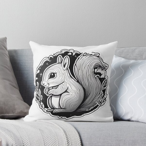 Item preview, Woodland squirrel  designed and sold by Maths-4-Nerds.