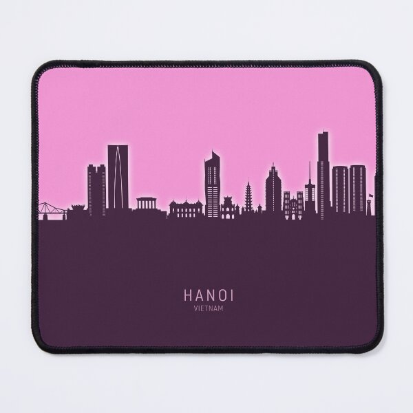 Item preview, Hanoi (Saigon) Vietnam Skyline designed and sold by ArtPrints.