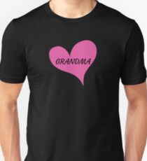 I Love Grandma - Grandma Heart Tee Unisex T-Shirt