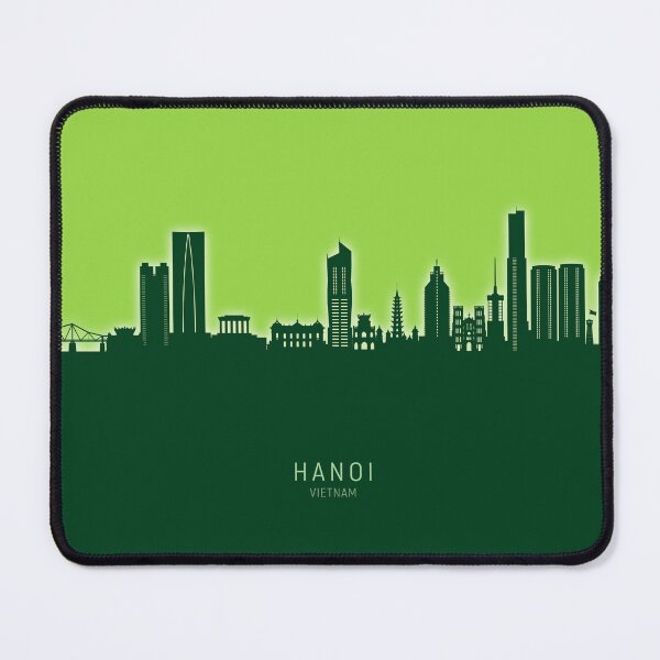 Item preview, Hanoi (Saigon) Vietnam Skyline designed and sold by ArtPrints.