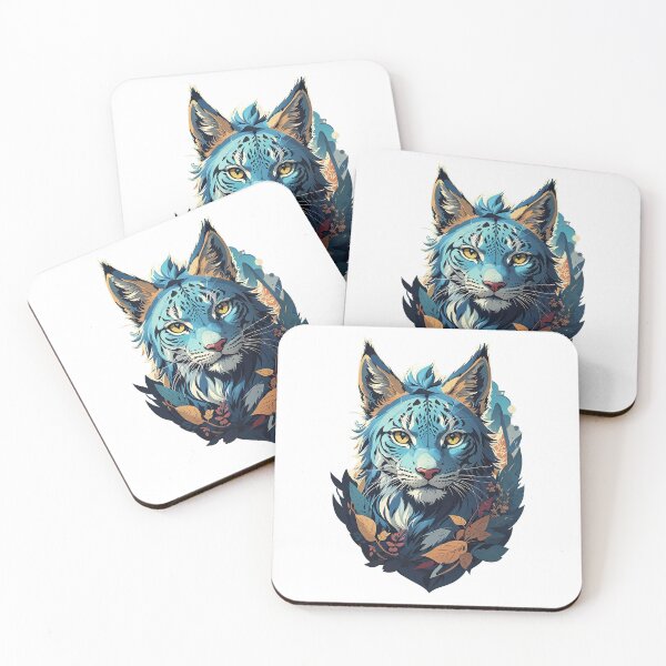 Item preview, Lynx Illustration in Vector Style designed and sold by NordicBadger.