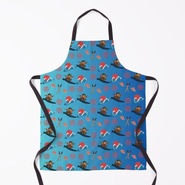Item preview, The Surfing Samuri Pattern on Blue Gradient designed and sold by Fr0mtheMachine.