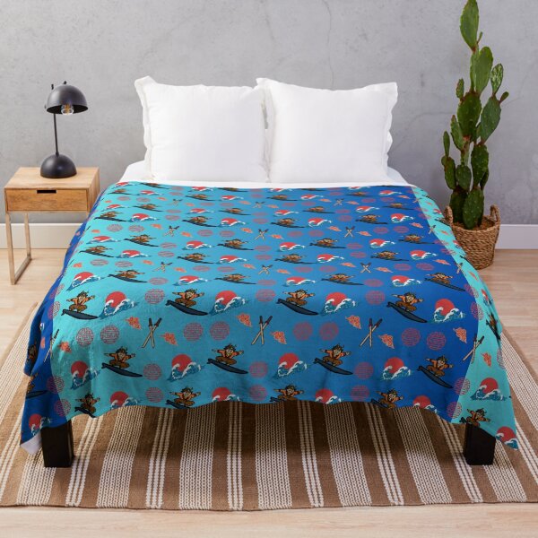 Item preview, The Surfing Samuri Pattern on Blue Gradient designed and sold by Fr0mtheMachine.