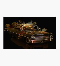 Black Cadillac Photographic Print