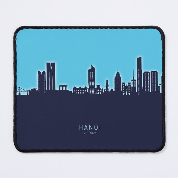 Item preview, Hanoi (Saigon) Vietnam Skyline designed and sold by ArtPrints.