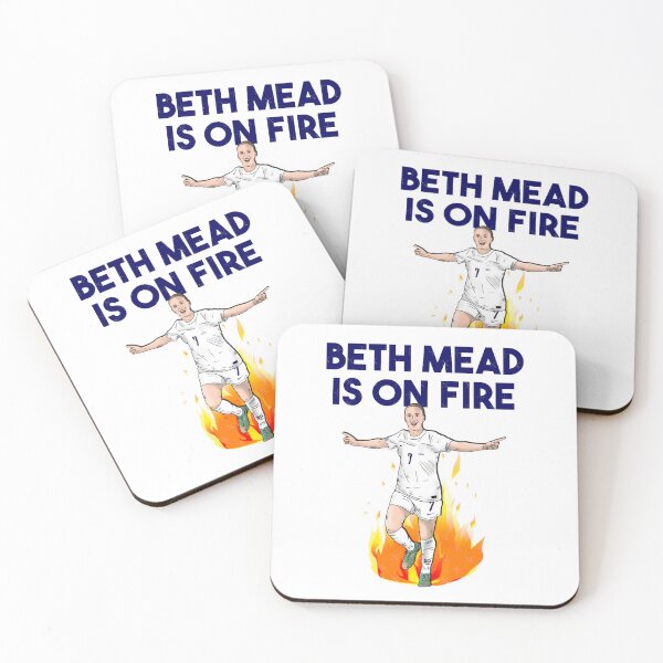 Artikelvorschau, Beth Mead ist „On Fire Lionesses Euro Winners“. entworfen und verkauft von quenbiawe.