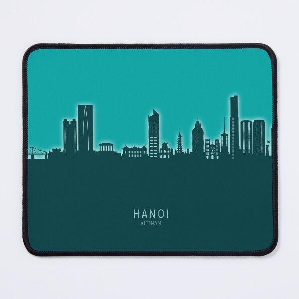 Item preview, Hanoi (Saigon) Vietnam Skyline designed and sold by ArtPrints.
