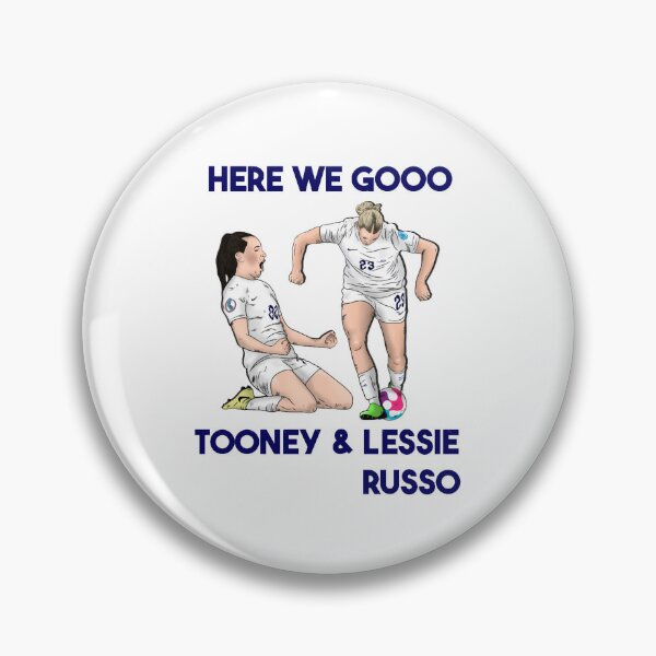 Item preview, Here We Gooo Tooney _amp_ Lessie Russo Lionesses Women’s England Football designed and sold by quenbiawe.