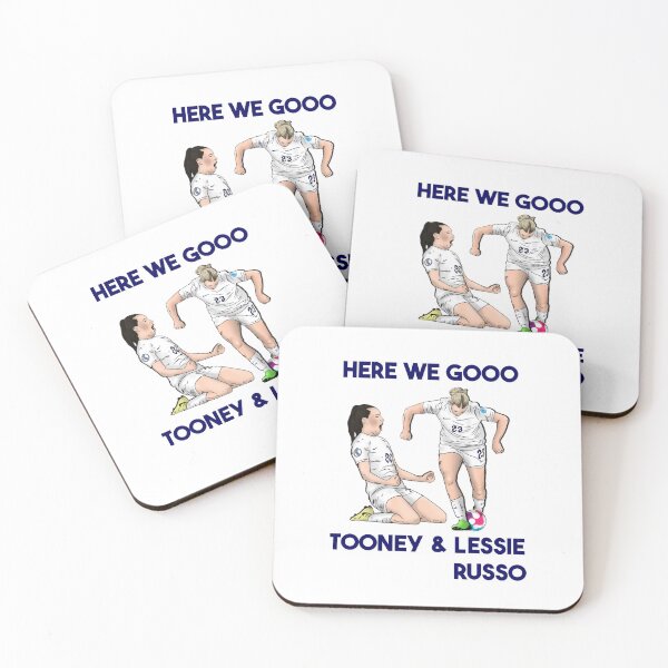 Item preview, Here We Gooo Tooney _amp_ Lessie Russo Lionesses Women’s England Football designed and sold by quenbiawe.