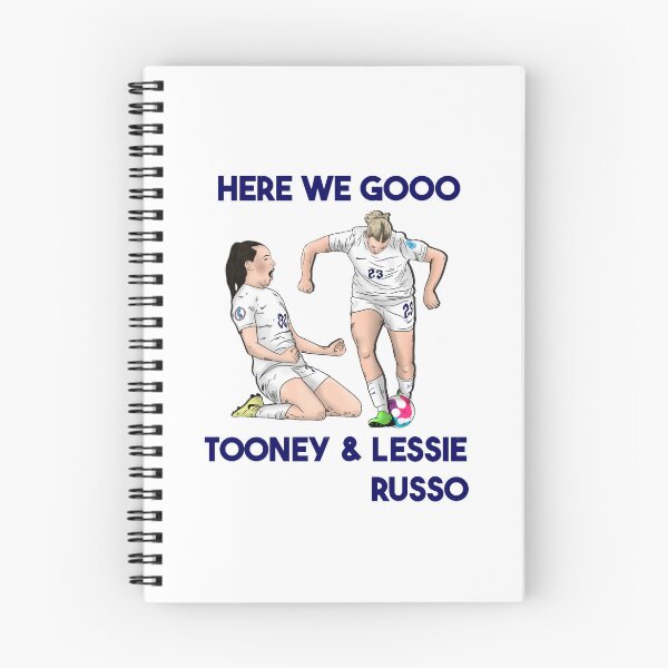 Item preview, Here We Gooo Tooney _amp_ Lessie Russo Lionesses Women’s England Football designed and sold by quenbiawe.