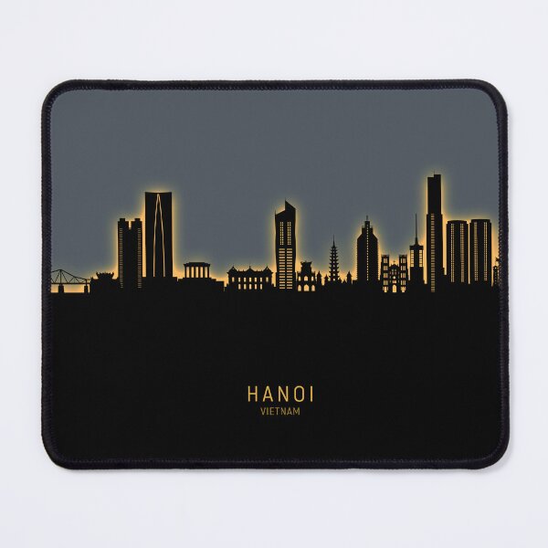 Item preview, Hanoi (Saigon) Vietnam Skyline designed and sold by ArtPrints.