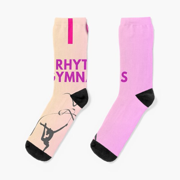 I Love Gymnastics Socks FREE SHIPPING - TEN-O