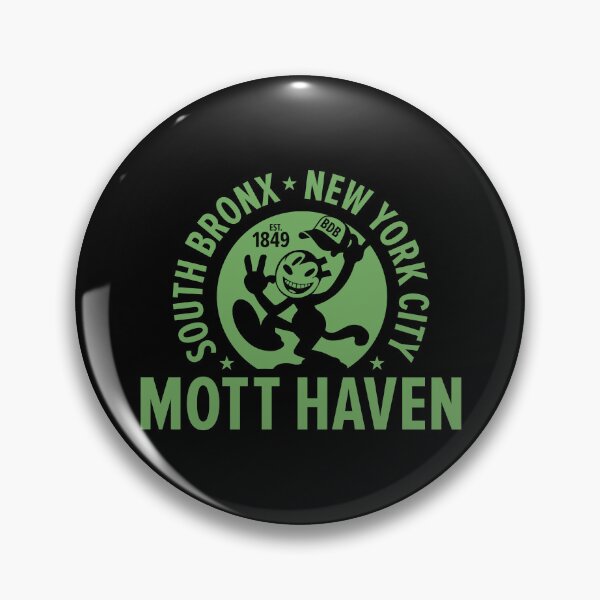 Item preview, Mott Haven Bronx NYC - green comic style designed and sold by Boogosh.