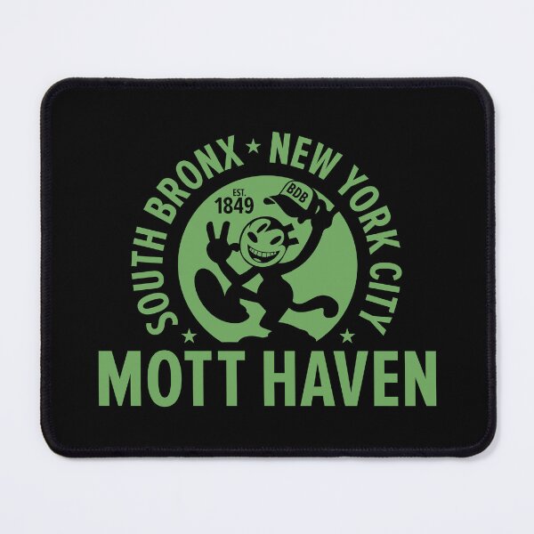 Item preview, Mott Haven Bronx NYC - green comic style designed and sold by Boogosh.