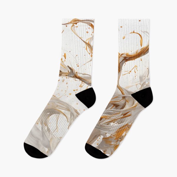 Item preview, Abstract Intricate Art Female Dancer White And Gold designed and sold by PioneerX1.