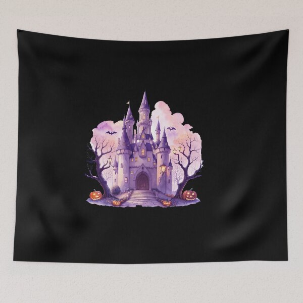 Item preview, Haunted Castle Halloween Pastel designed and sold by pixclipart.
