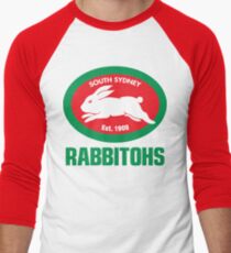 South Sidney Rabbitohs Men's Baseball ¾ T-Shirt