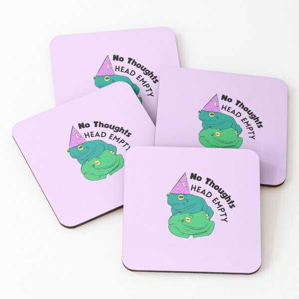 Item preview, No Thoughts Head Empty Frog Wizard  designed and sold by kerryaislinn.
