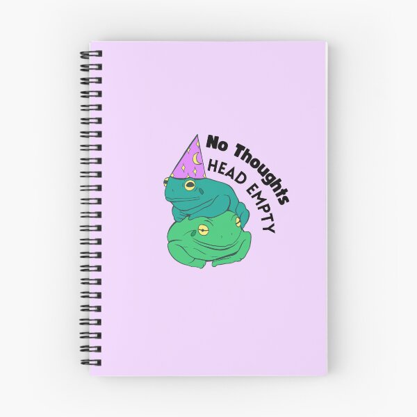 Item preview, No Thoughts Head Empty Frog Wizard  designed and sold by kerryaislinn.