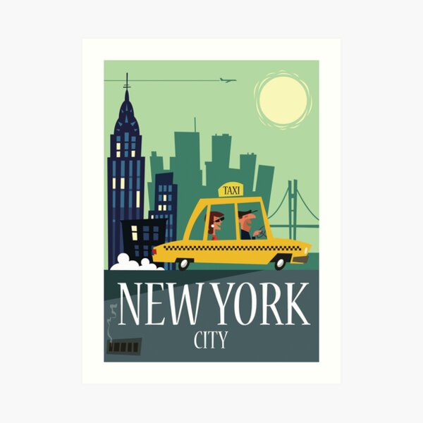NYC poster Art Print