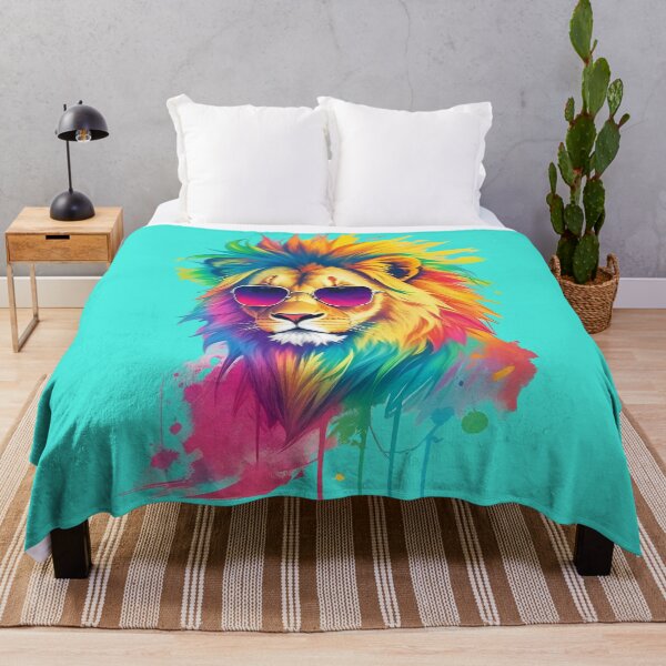 Item preview, Summertime Animals - Lion - Graffiti Splash Style designed and sold by Seneku-Design.