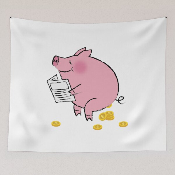 Item preview, Pig Money Funny designed and sold by Tonsala.