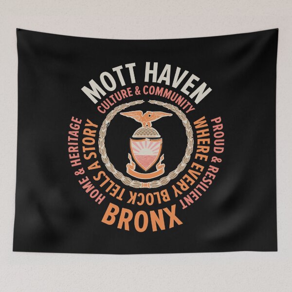 Item preview, Mott Haven Bronx NYC - Cool & Chic College Badge designed and sold by Boogosh.