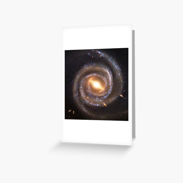 #Astronomy: #Megamaser #barred spiral #Galaxy named UGC 6093, Cosmology, AstroPhysics, Universe Greeting Card