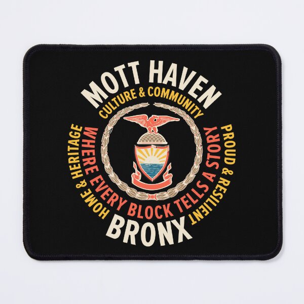 Item preview, Mott Haven Bronx NYC - Cool & Chic College Badge designed and sold by Boogosh.