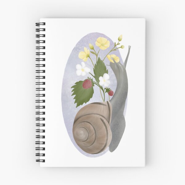 Item preview, Cute little snail with flower on its head designed and sold by StructuralBlue.