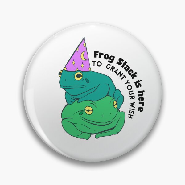 Item preview, Frog Stack is Here to Grant your Wish designed and sold by kerryaislinn.