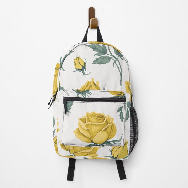 Item preview, Yellow Rose Floral Pattern on White designed and sold by GraphicsClub.