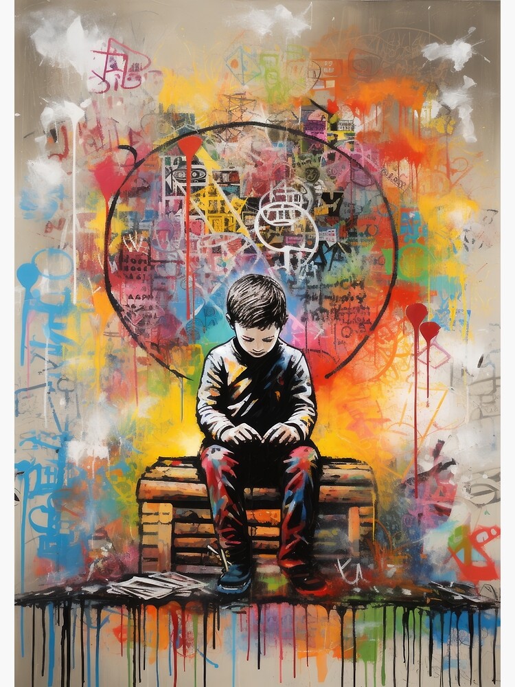 Banksy Inspired Art Graffiti Poster for Sale by VisionDuke Redbubble