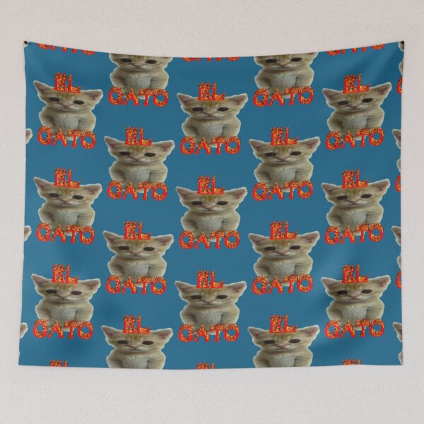 Item preview, El Gato Cat Funny Cursed Meme Long  designed and sold by revuong.