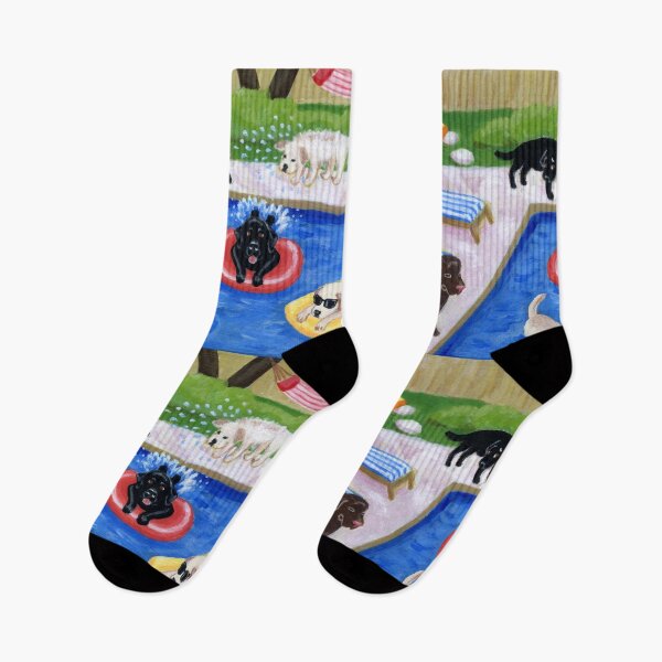 Item preview, Pool Party Labradors designed and sold by HappyLabradors.
