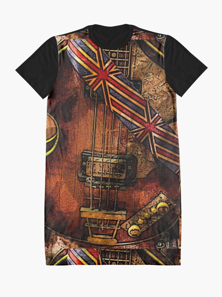 Alternate view of British invasion Graphic T-Shirt Dress