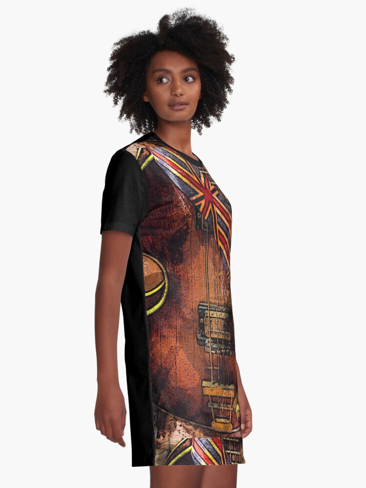 Alternate view of British invasion Graphic T-Shirt Dress